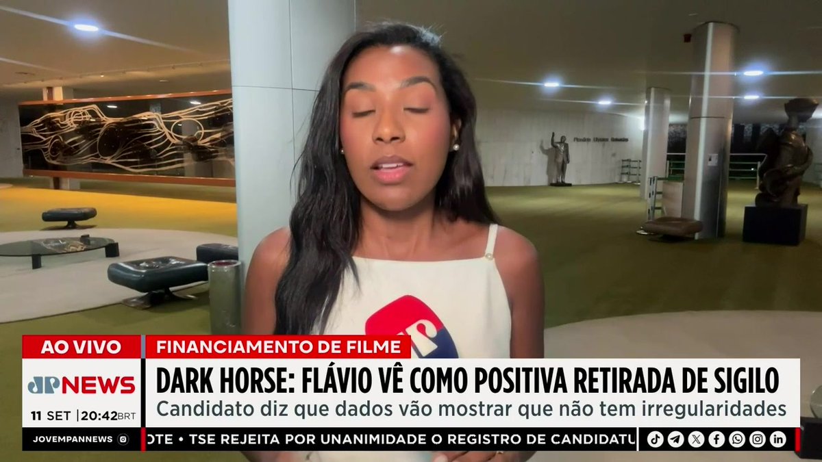 Dark Horse: Flávio Bolsonaro vê como positiva retirada de sigilo 📺 Confira na JP News 👉 #JornalJovemPan