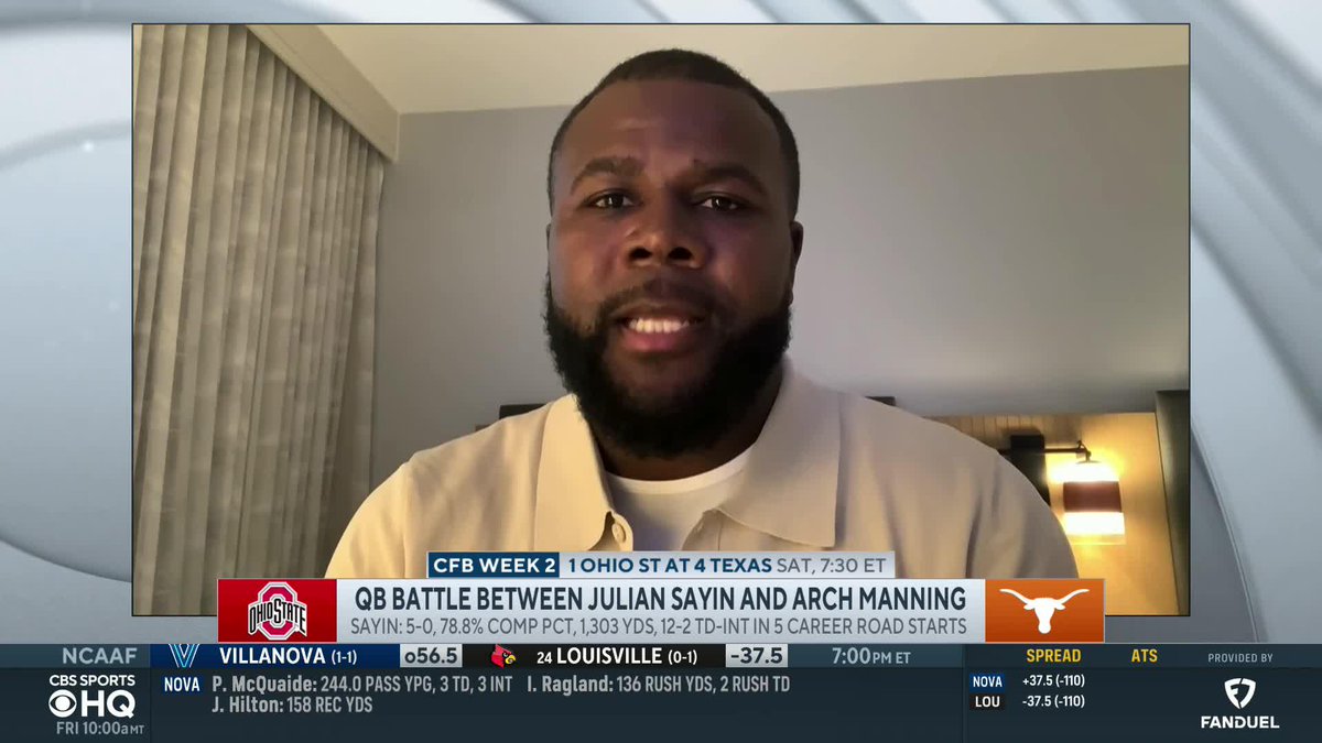 Cardale Jones sets the stage for the QB battle between Julian Sayin and Arch Manning.