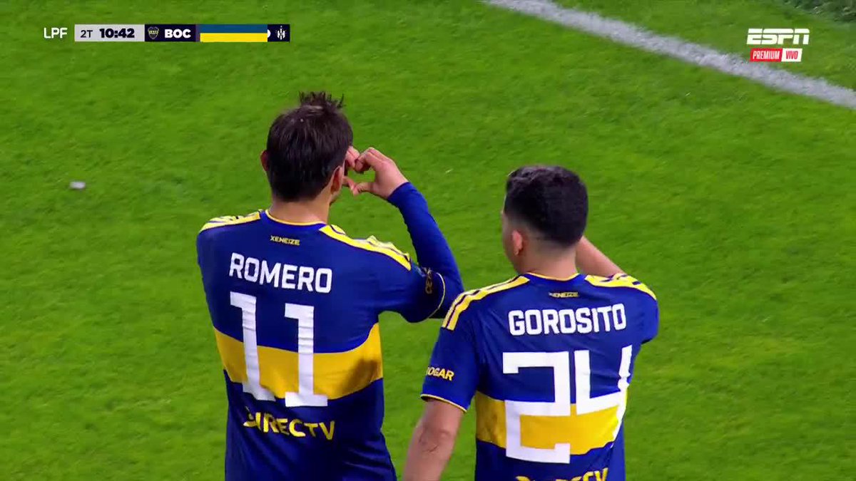 ¡¡ES UN GOLAZO TOTAL!! ¡¡ÁNGEL ROMERO PROBÓ DE LARGA DISTANCIA Y MARCÓ EL 3-0 DE BOCA SOBRE CENTRAL CÓRDOBA!! ¡INFERNAL ZAPATAZO PARA EL DOBLETE DEL PARAGUAYO! 📺 ESPN Premium | Suscribite al Pack Fútbol en