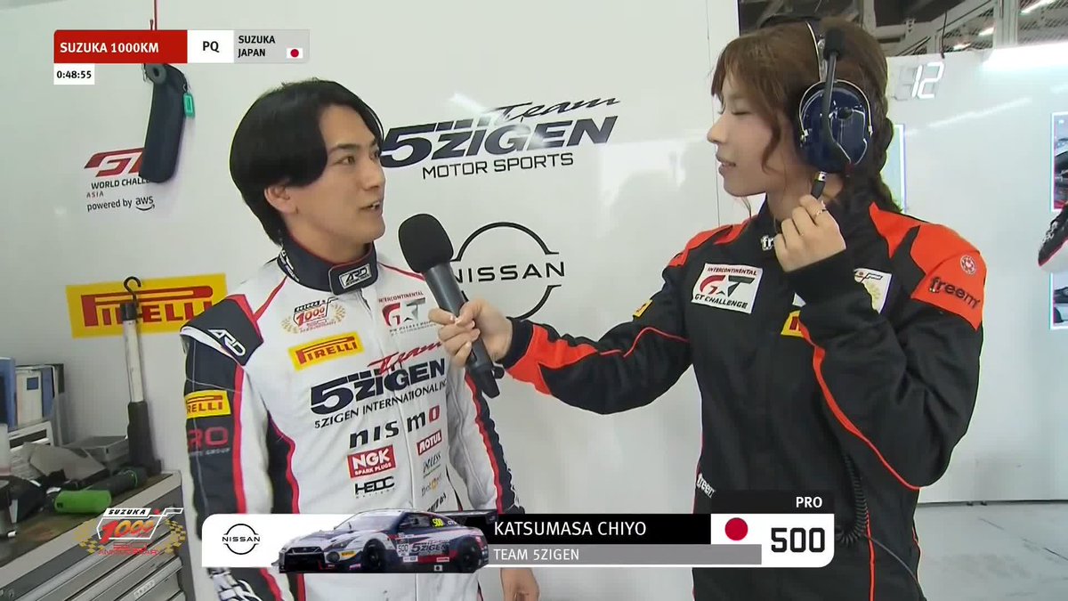 7年ぶりにGT3マシンを操る千代選手！それでも現在はトップタイム💨 Chiyoooooooo! The Super GT ace hasn't driven the GT-R GT3 for SEVEN years, but is fastest of all currently. 🇬🇧 🇯🇵 #IGTC 🎡 #Suzuka1000km