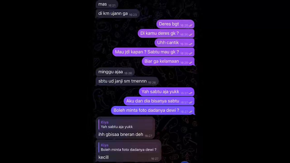 -short story- Jadi as usual Semalem susah banget tidur Bini lagi gak dirumah Bf gua lagi sama bininya Nyari botth ga ketemu Kebetulan dari siang udah chat2an sama binor Sikat aje udah Pengennya ngeriming bool pulen Dapetnya meki Yaudh deh #bekasi #cikarang