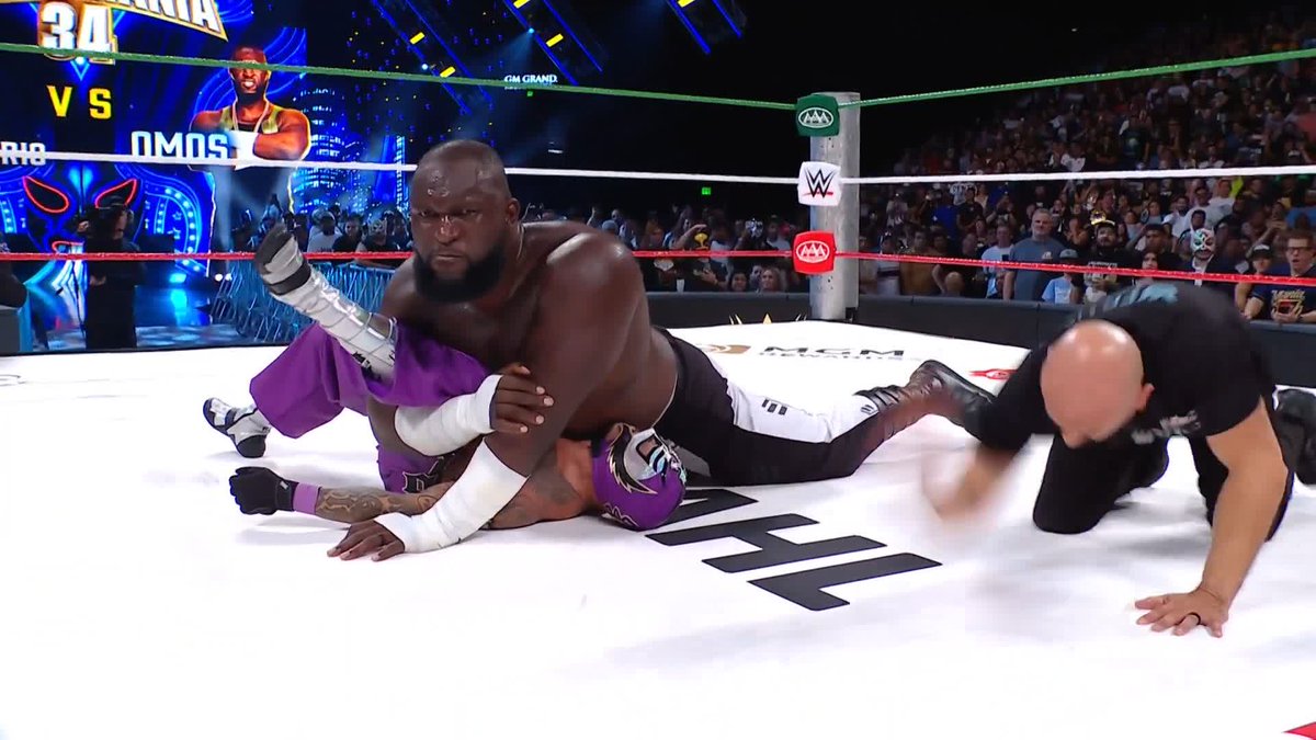 Omos picks up the WIN and is now reinstated in AAA 🤯 Jordan omogbehin