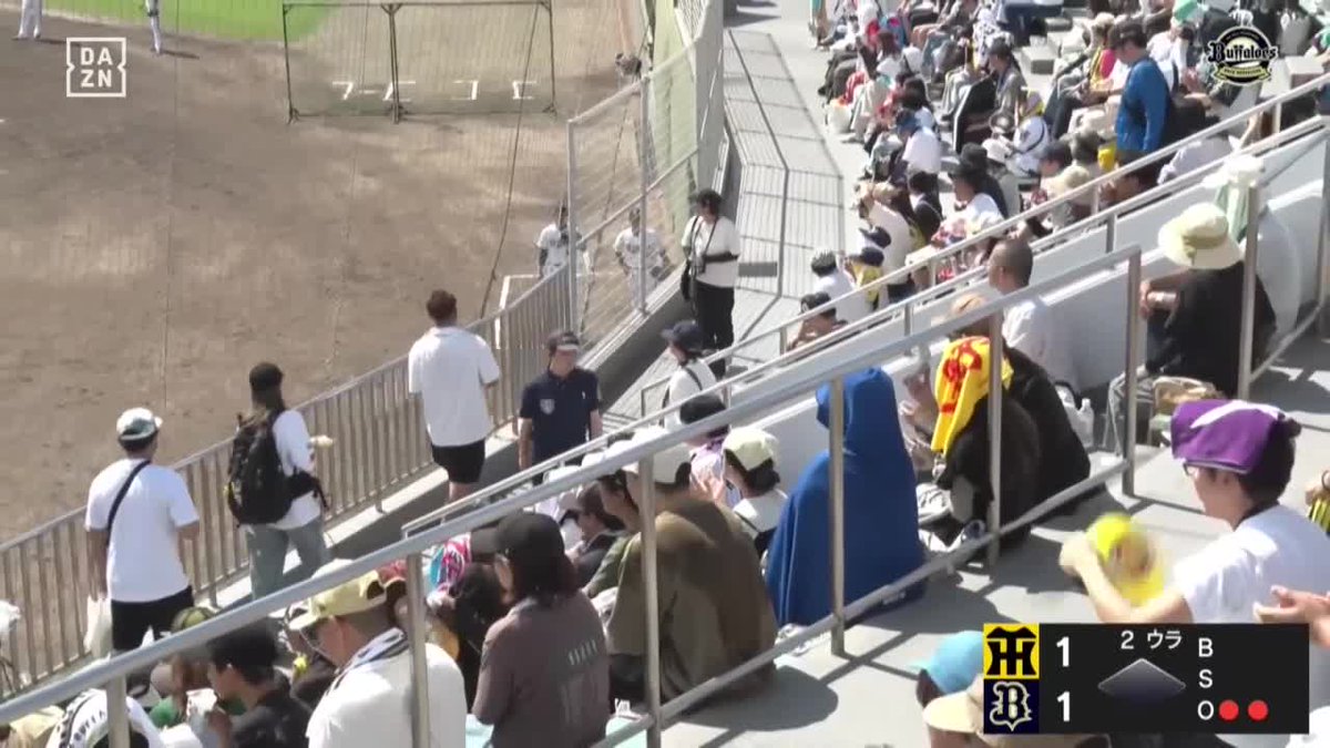 期待の一撃 高めの真っ直ぐを捉えた ドラ4ルーキー・窪田洋祐がホームラン ⚾️オリックス×阪神(ファーム) #イージースポーツ #Bs2026 #だったらDAZN
