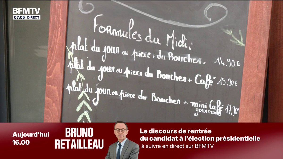 Baisse du pouvoir d'achat: les restaurateurs s'adaptent avec des formules "plat unique"