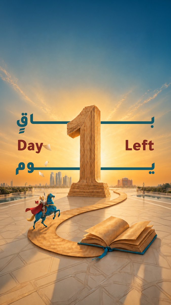 غداً ينطلق معرض أبوظبي الدولي للكتاب 2026. مستعدون؟
