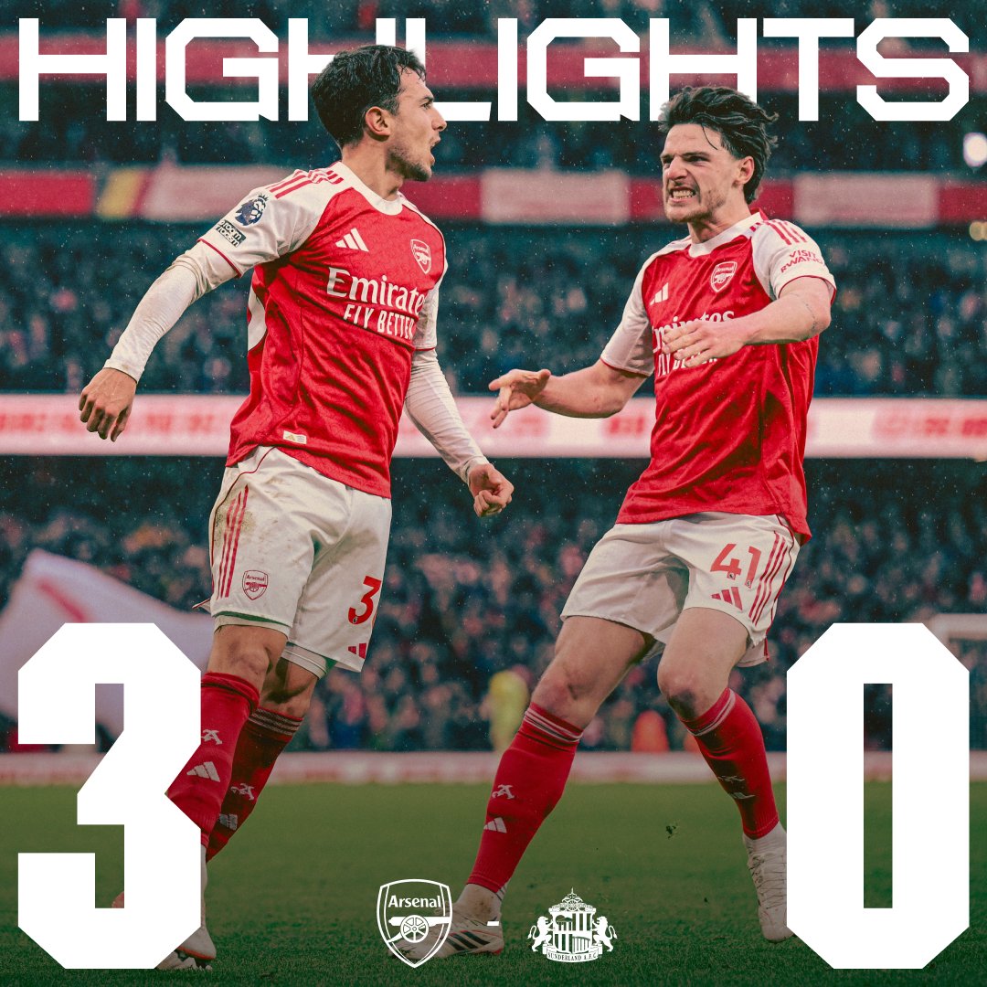 Arsenal 3-0 Sunderland February 2026 📹 Arsenal