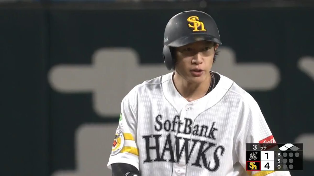 #柳田悠岐 これが来月38歳になる選手の走塁⁉⁉ 左中間を割らずとも一気に二塁へ💨💨💨 まもなく2年ぶりのシーズン規定打席到達となる驚異のベテラン‼ #sbhawks #ベースボールLIVE で配信中[初月無料]