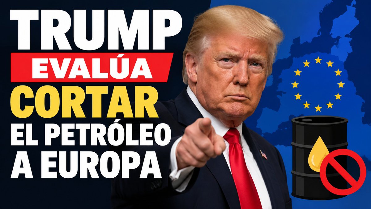 ÚLTIMA HORA | TRUMP EVALÚA CORTAR EL PETRÓLEO A EUROPA: AMENAZA DE RECESIÓN HISTÓRICA Estados Unidos evalúa restringir la exportación de refinados y diésel para contener los precios internos ante las elecciones, amenazando con provocar una fuerte recesión en Europa y romper el eje transatlántico.