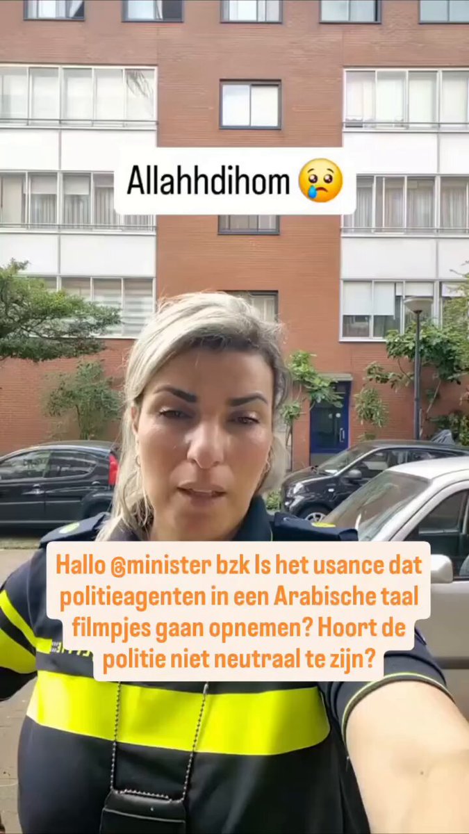 Hallo Politie Nederland wordt dit nog vertaalt voor de Nederlanders?