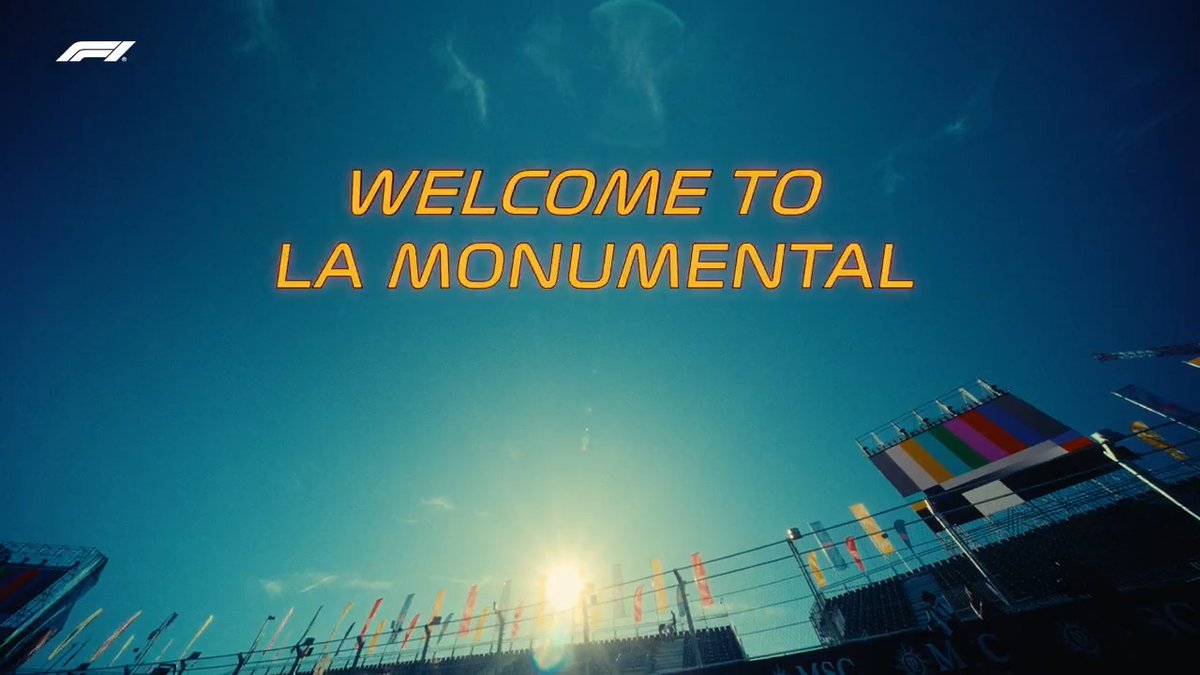 Welcoming you to La Monumental 🙌✨ #F1 #SpanishGP