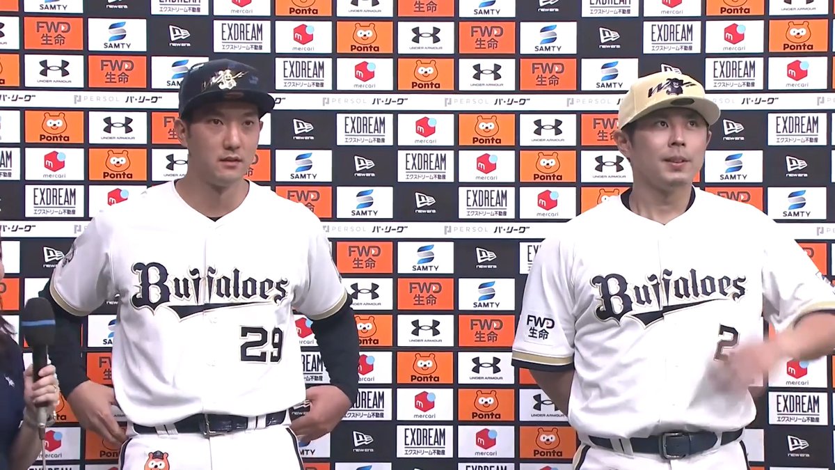 ／ 9/12 ヒーローインタビュー⚾️ ＼ オリックス 田嶋大樹 投手 若月健矢 選手✨