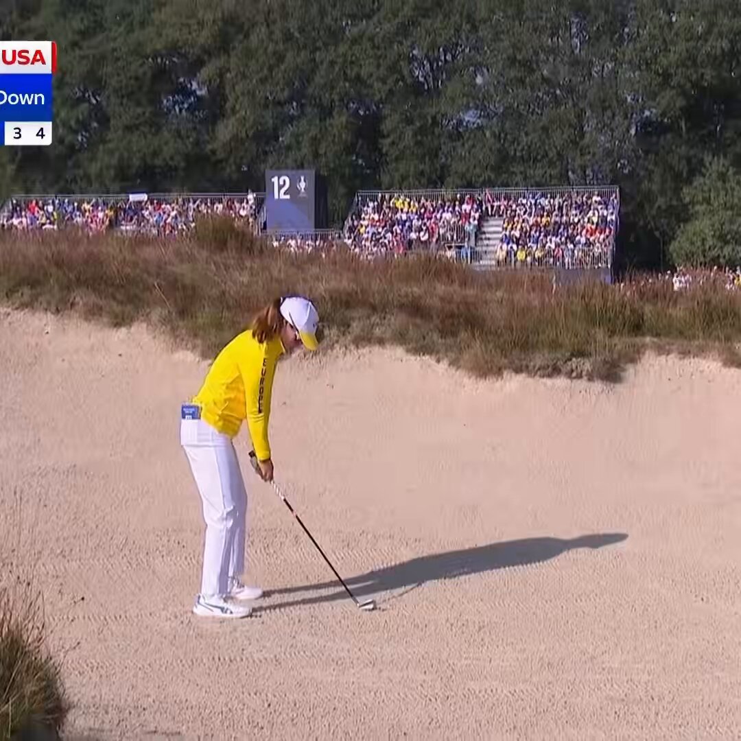 “Just listen to the crowd!” Leona Maguire 😎😎😎 #TeamEurope | #SolheimCup