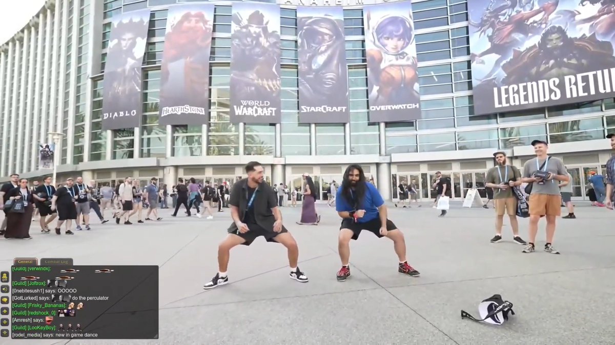 Learning a New Emote at Blizzcon...