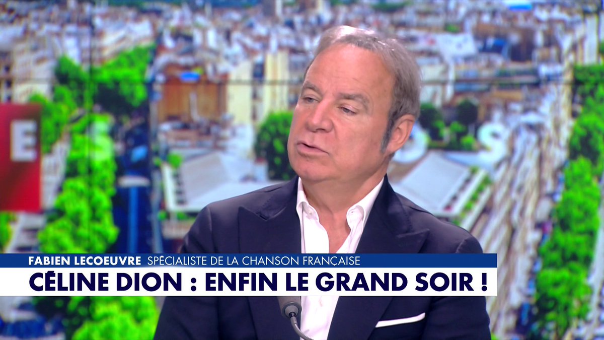 Fabien Lecoeuvre, spécialiste de la chanson française, donne quelques détails avant le premier concert de Céline Dion, ce soir, à Paris : «Le concert commence à 20h pile et va durer 2h20. Elle va faire une trentaine de titres sur scène», dans #HDProsWE