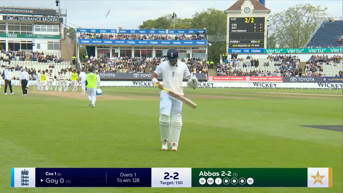 Mohammad Abbas dismisses BOTH openers in the first over! 😱