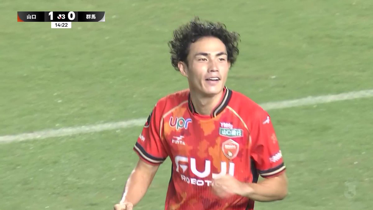 🎦 ゴール動画 🏆 明治安田Ｊ３リーグ 🆚 山口vs群馬 🔢 1-0 ⌚️ 15分 ⚽️ 渡邉 颯太（山口） #Ｊリーグ