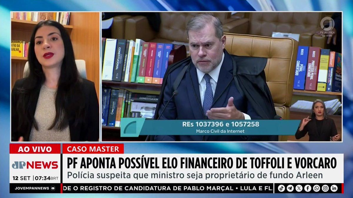 Polícia Federal aponta possível elo financeiro entre Vorcaro e Toffoli 📺 Confira ao vivo: #JornalDaManhã