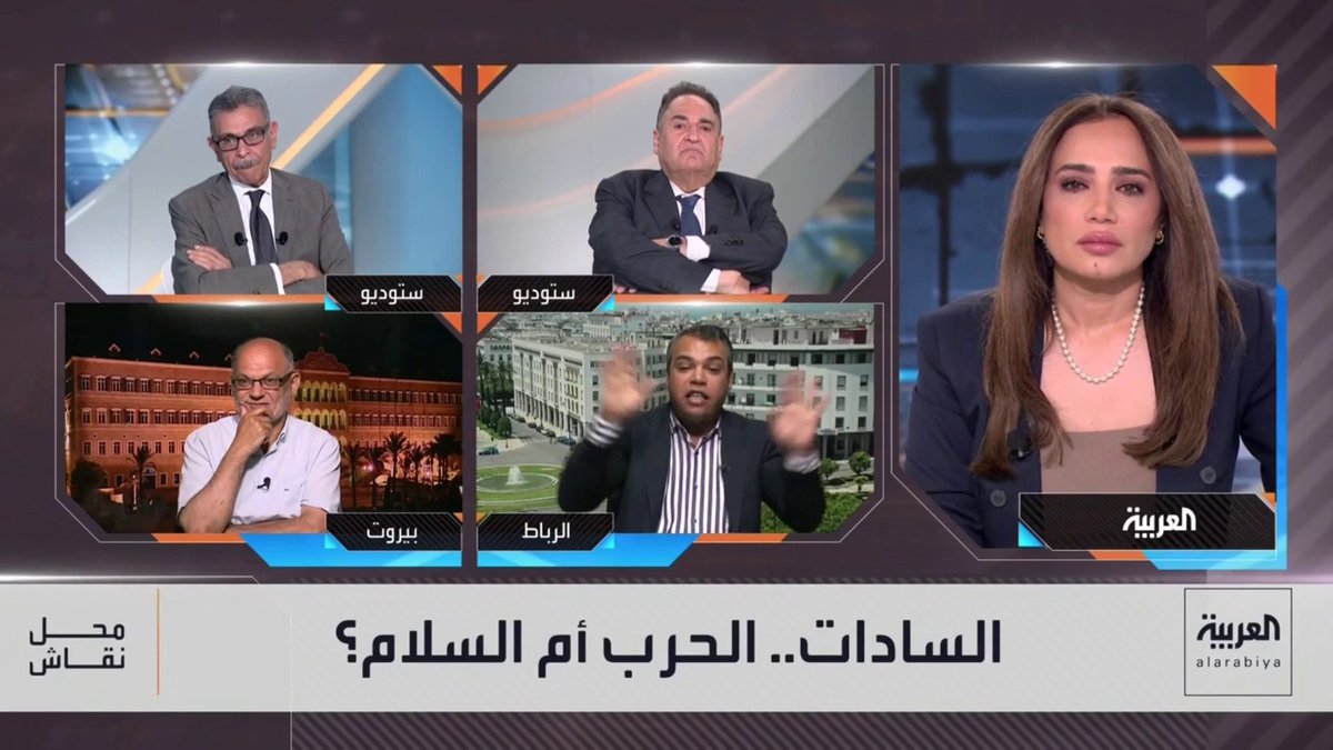 الصحافي جمال فهمي: جريمة السادات الأصلية ليست في توقيعه على اتفاقية السلام مع إسرائيل ولكن لأنه ذهب إليها منفردا.. والباحث عبدالفتاح نعوم يرد: عبدالناصر كان يتبع أسلوب “إلقاء إسرائيل في البحر” عكس السادات الذي كان عنوان حربه في 1973 “استعادة الأرض”.. وفهمي يتدخل: هل لديك دليل على أن عبدالناصر قال هذا التعبير؟ لمشاهدة الحلقة كاملة:
