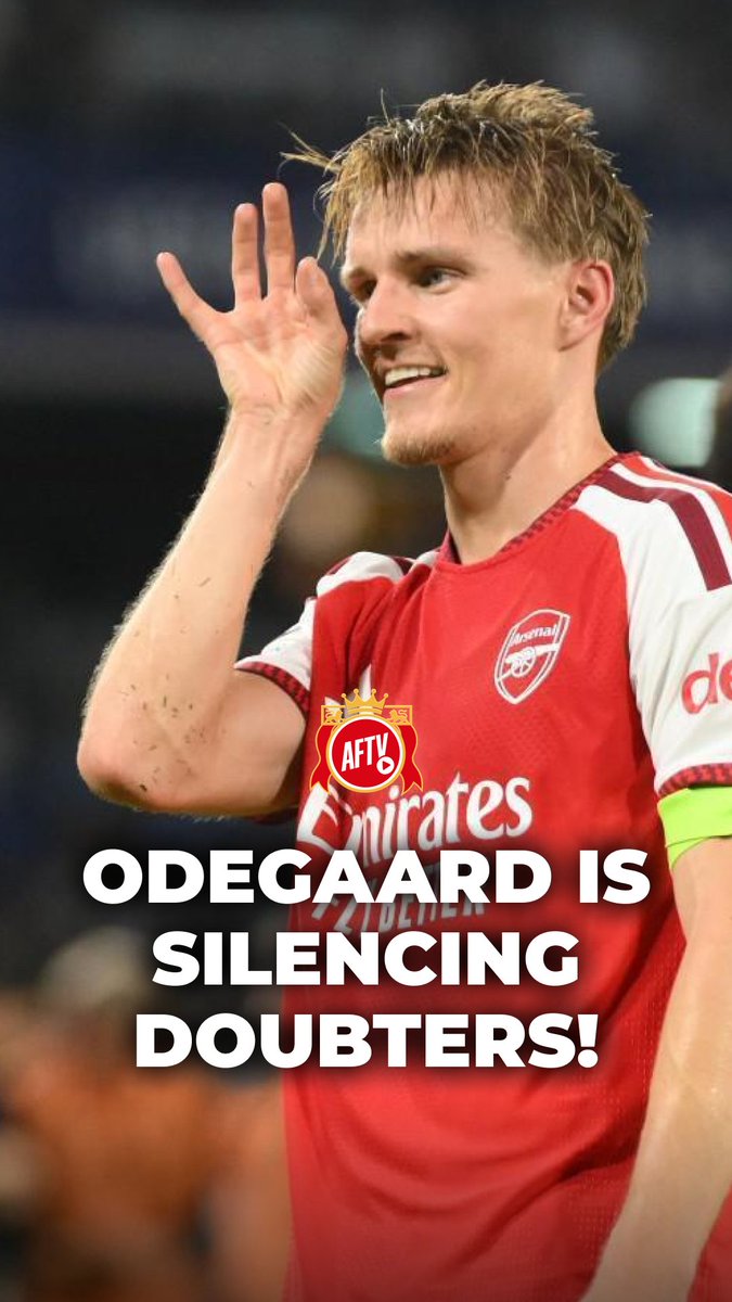 Ødegaard has silenced the doubters, four games and four goals from our captain 🔴🔥 #PredictedXI