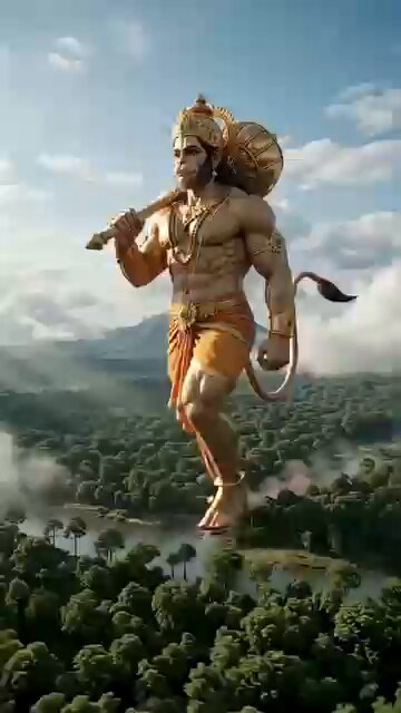 By whose strength even great mountains tremble,🚩🙏 D i s e a s e s a n d afflictions dare not even come near Him.🙌 S o n o f A n j a n i, t h e g i v e r o f g r e a t s t r e n g t h, A l w a y s t h e helper and protector of saints and devotees.Grok
