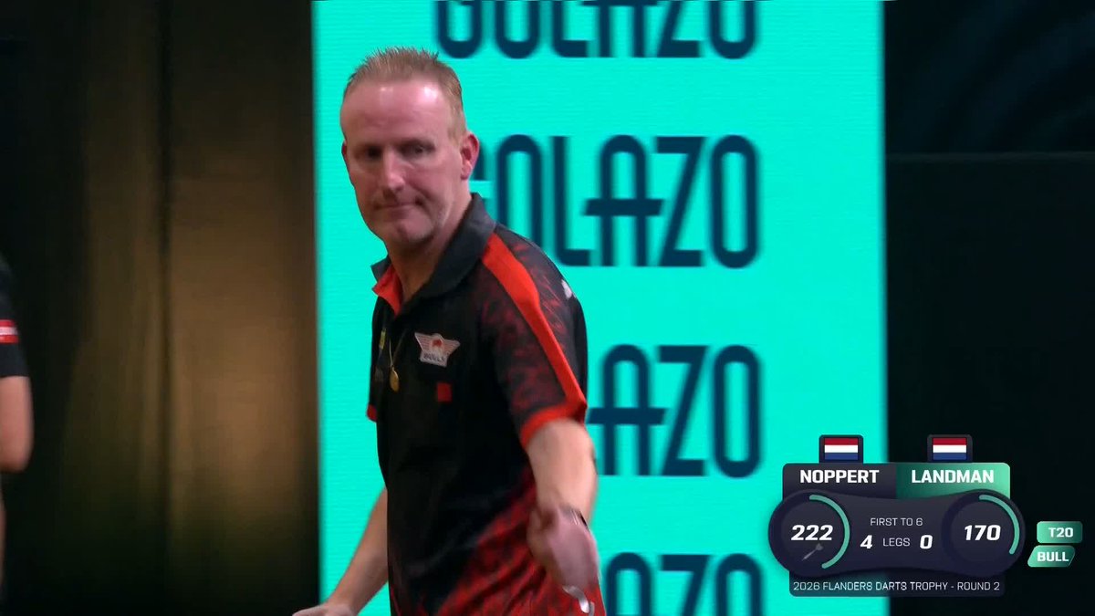 LANDMAN REELS IN THE FISH! 🎣 Blink and you'll miss it! Chris Landman opens his account against Danny Noppert with a sensational 170 checkout! 📺 #ET13