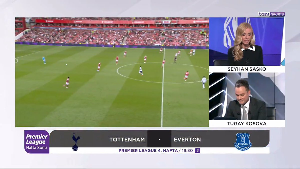 ⚪ Tottenham x Everton 🔵 🗣️ Seyhan Şaşko &amp; Tugay Kosova | Premier League Hafta Sonu 💬 "Bence Everton, Tottenham'ın ritmini bozabilecek bir takım." 💬 "Tottenham'ın üzerine kara bulutlar çökmüş gibi."