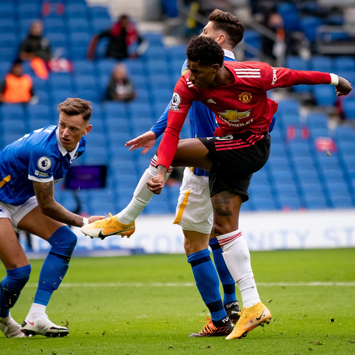 🚨🗣️ Ben White on the toughest attacker he’s faced in the Premier League: “Probably still Marcus Rashford. I think he’s the toughest player I’ve ever played against.” 🏴󠁧󠁢󠁥󠁮󠁧󠁿🔥 [Men in Blazers]