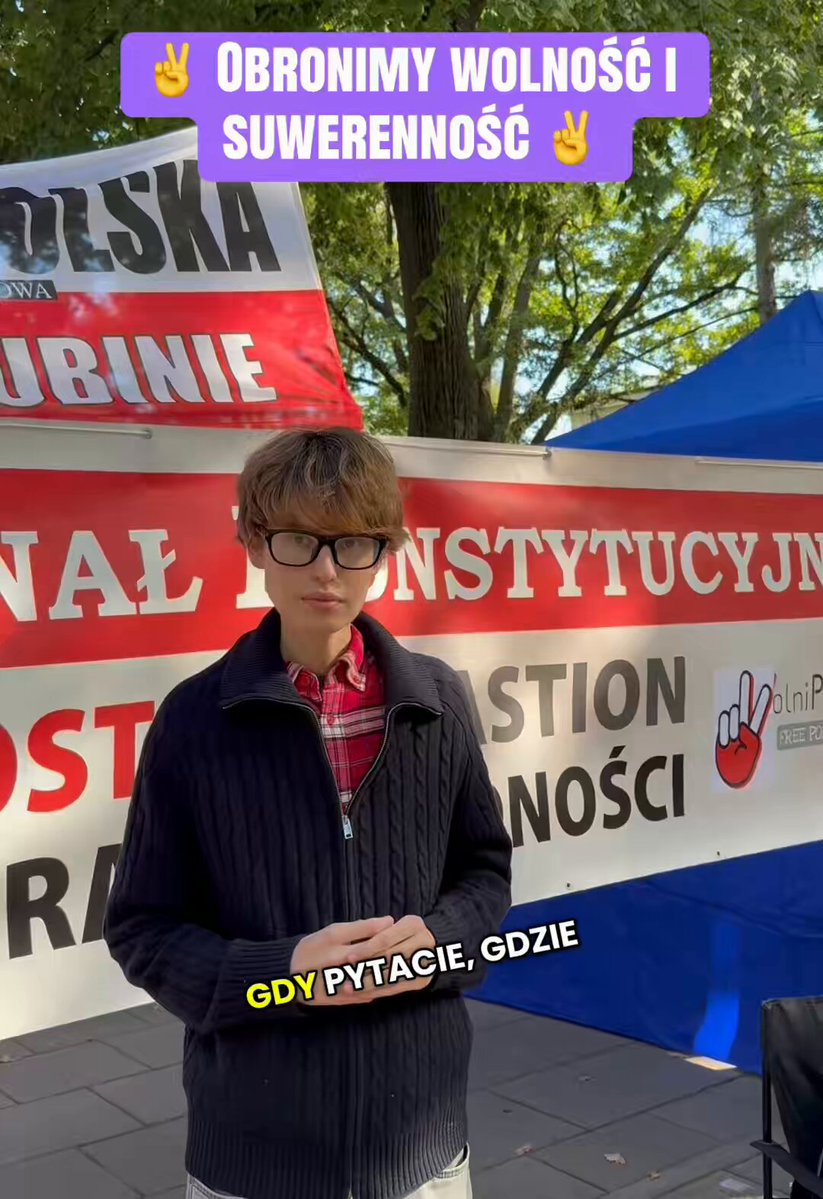 Gdy pytacie, gdzie są politycy PiS i działacze środowisk patriotycznych? Tu, gdzie trzeba - w miasteczku namiotowym przed Trybunałem Konstytucyjnym. Bronimy suwerenności, wolności i praworządności ✌️ Dołączajcie 🤝🇵🇱