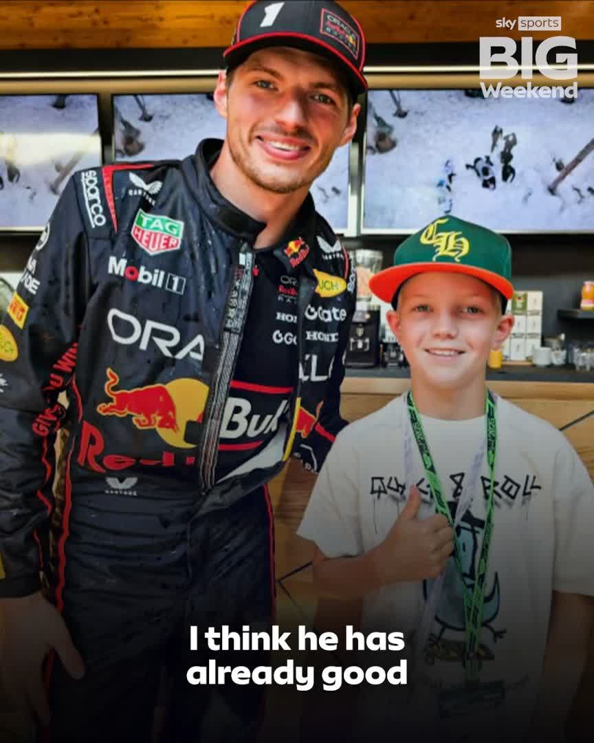 Max Verstappen reacts to Red Bull signing Kimi Räikkönen's son Robin on their junior programme 🤝