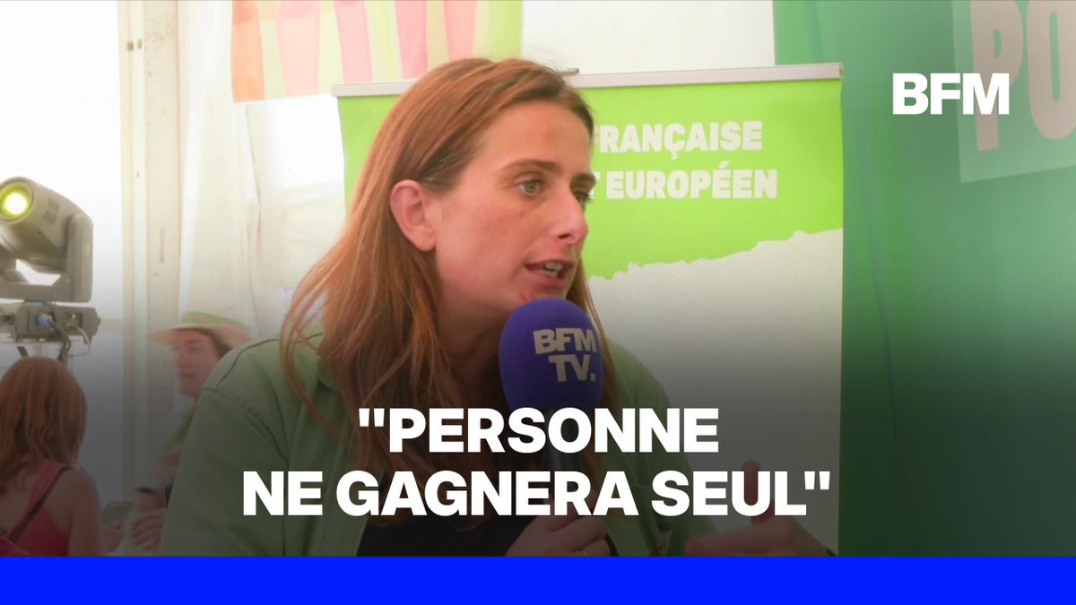 Marine Tondelier renouvelle son appel à l'union de la gauche pour la présidentielle