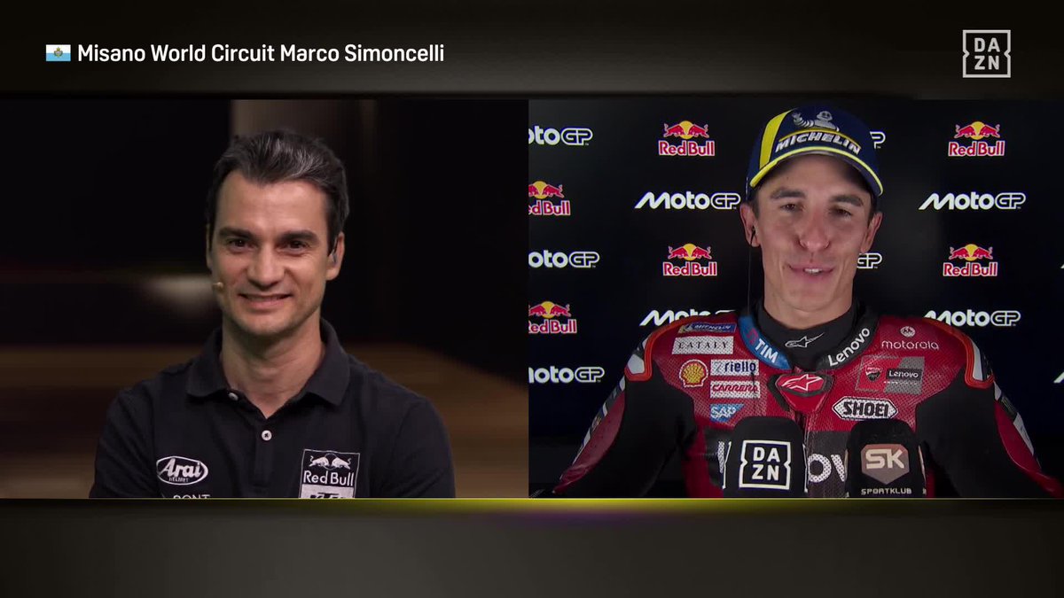 La importancia de saber aprovechar las virtudes ✨ Esta charla entre Dani Pedrosa y Marc Márquez ES UN LUJO 👏🏻 #SanMarinoGP 🇸🇲 #MotoGP 🏁