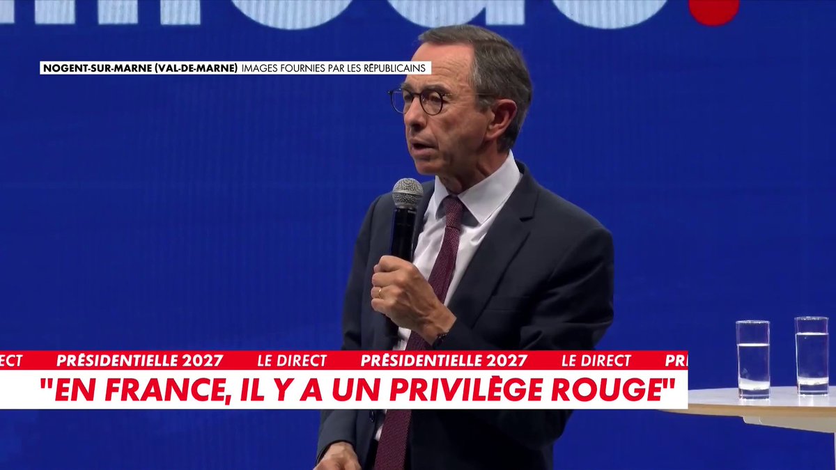 Bruno Retailleau, lors de sa rentrée avec les Jeunes Républicains à Nogent-sur-Marne : «Vos héros ne sont pas les bourreaux du 7-Octobre» Toute l'info est à retrouver sur