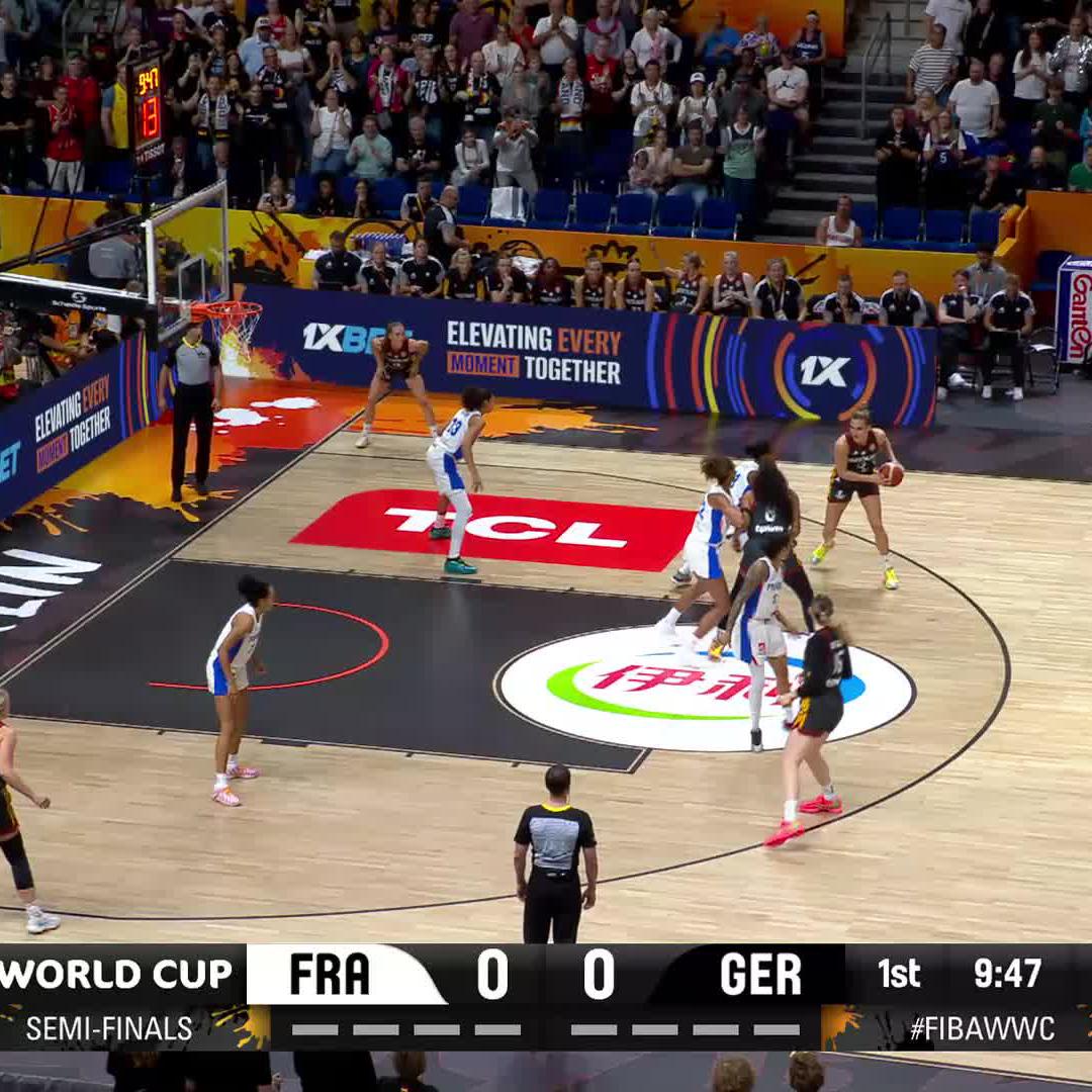 SUPERSTAR. Gabby Williams starts the game with a steal and a tough three 🔥 #FIBAWWC