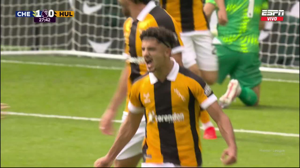 ‼️🏴 TIRO A QUEMA ROPA DE BELLOUMI CONTRA DIBU MARTÍNEZ Y HULL CITY EMPATA VS CHELSEA.