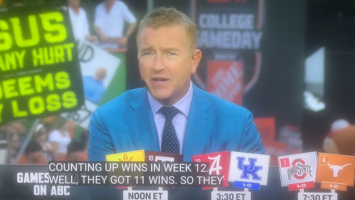 Sometimes a 9-3 team who played 7 ranked teams did more than a team sitting at 11-1 who played two ranked teams. Let’s hope they remember this when it’s time to select teams into the playoffs. I can already think of a team that has a VERY soft schedule with just 2-3 ranked teams on it