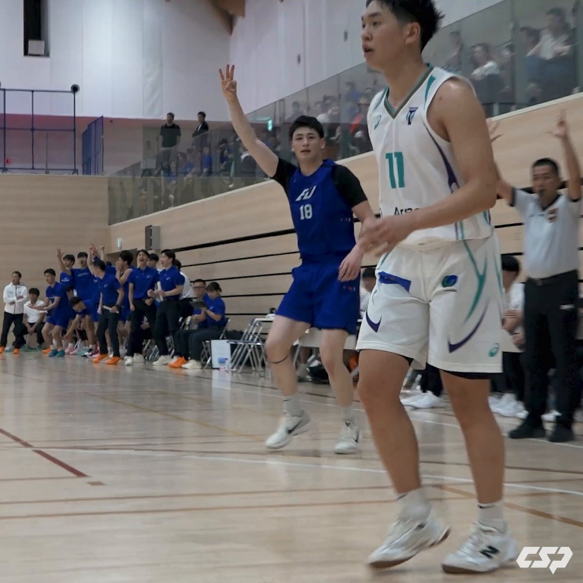 2部リーグ注目のビッグフォワードが躍動！ 筑波大学との一戦でゲームハイ23得点🔥🔥 小野 恵富（江戸川大学2年／F／195cm／長狭高） フル動画▶️ 江戸川大学男子バスケットボール部 #2部がアツい #オータムリーグ #大学バスケ