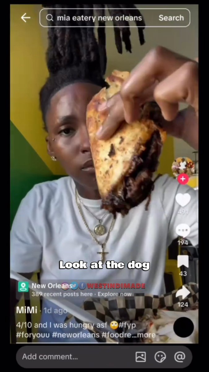 A woman went to a Jamaican 🇯🇲restaurant in New Orleans she called their food 🥘 “Nasty” the Jamaican owner and his New Orleanian wife answered her back