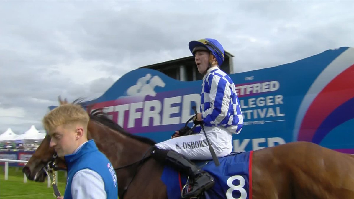 "This won't change Joseph's life, but it's changed mine" Saffie Osborne and HIGHWAYMAN delivered us an instant classic! 👏 #ITVRacing | saffie osborne