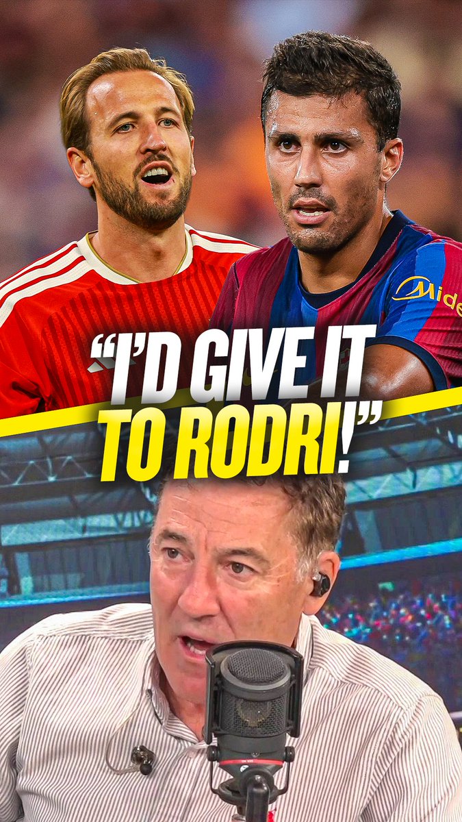 🏆 "I wouldn't be surprised if they give it to Rodri!" 👀 "I'd give it to Rodri but Harry's a close second!" Dean Saunders backs Rodri to win a second Ballon D'Or instead of Harry Kane