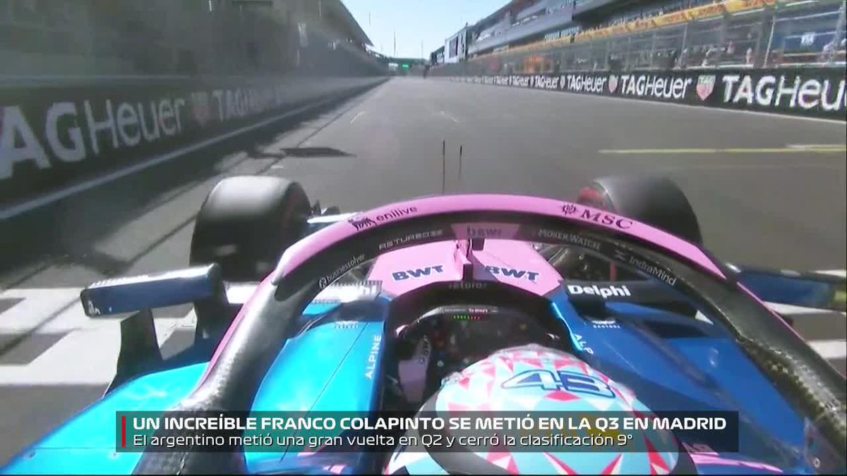 ¡FENÓMENO! La impecable vuelta de Franco Colapinto para superar la Q2 en la clasificación del #SpanishGP. 📺 Mirá la 🏎️ #Formula1 en el Plan Premium de Disney+ Latinoamérica