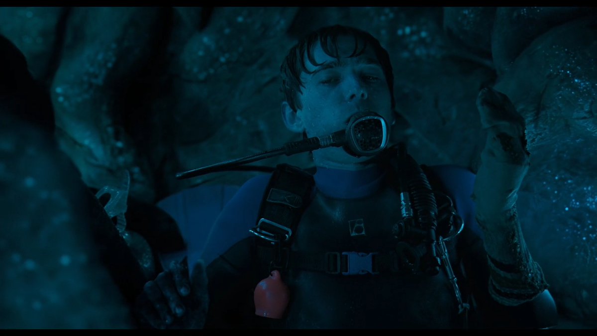 ICYMI: Whalefall follows a scuba diver who, while looking for his father's remains, is swallowed by an 80-foot, 60-ton sperm whale and has just one hour to get out before his oxygen runs out. In theaters on October 16.