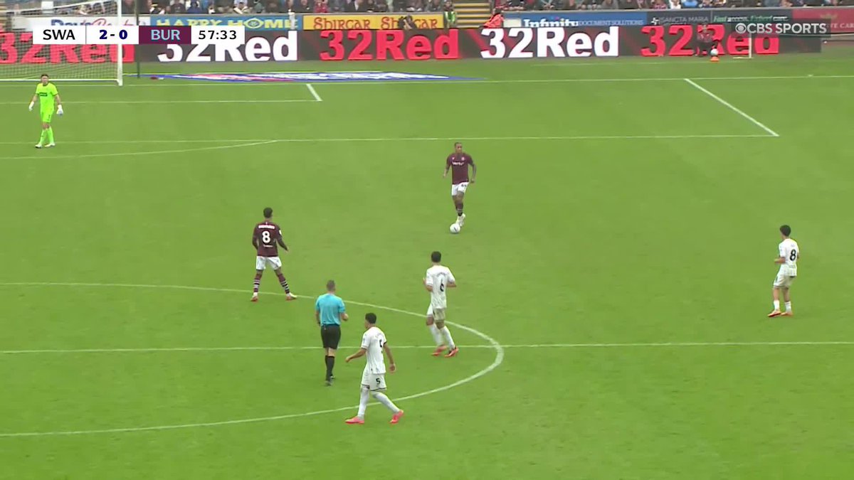 Largie Ramazani goes long to pull one back for Burnley 💫 Watch the EFL Championship on Paramount+📺