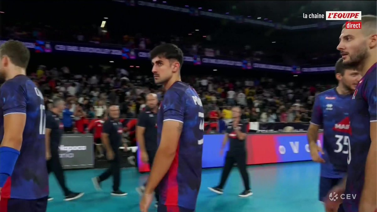 La France domine la Turquie 3-0 et affrontera la Lettonie, demain, à 19h pour le troisième match de poule de cet Eurovolley !