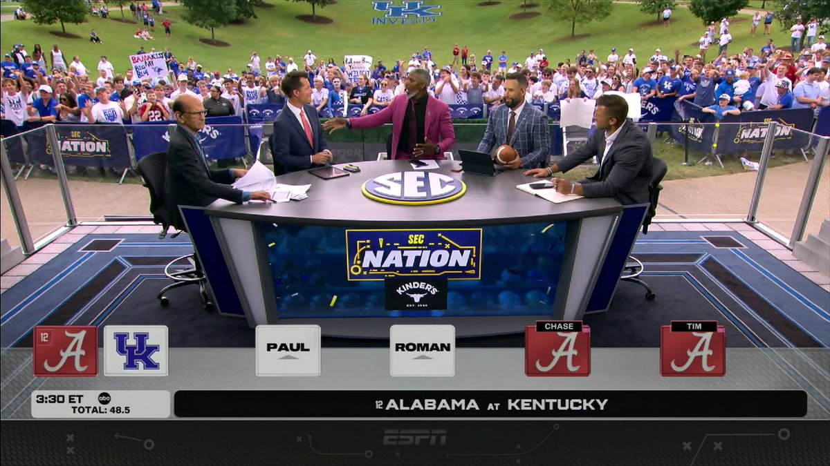 The picks are in‼️ SEC Nation crew makes their picks for today's matchup between No. 12 Alabama vs. Kentucky 👀