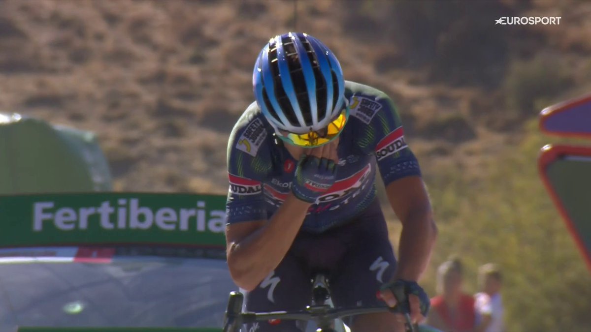 SIAMO TUTTI LANDISTI 💗 Mikel Landa attacca a poco meno da 7km del traguardo e, a quasi 37 anni, si toglie la grande soddisfazione di vincere la tappa regina della Vuelta 2026, tagliando per primo il traguardo sulla vetta del Collado del Alguacil 🥹 #Ciclismo #Cycling #LaVuelta26