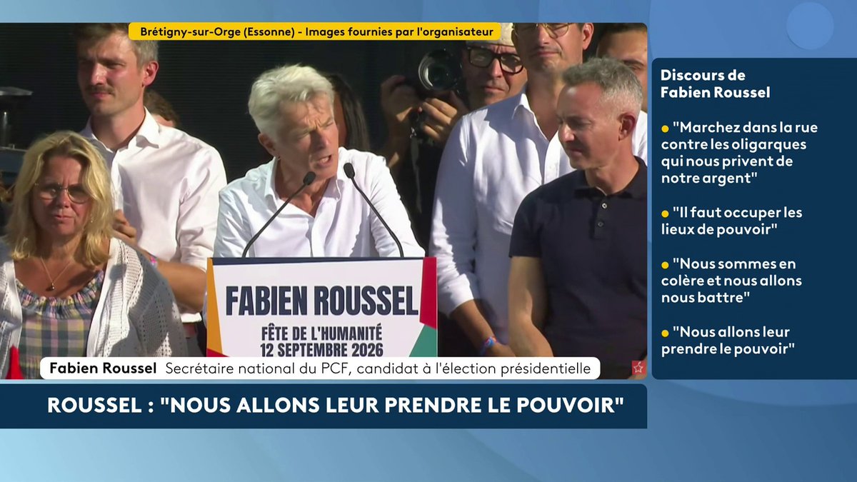🔴🗣️ Dette : "Si la dette est aussi haute, c'est de la faute à Macron. Et c'est lui qui est responsable de cette situation", accuse Fabien Roussel, secrétaire national du PCF. "Nous ne voulons ni de lui, ni d'Édouard Philippe, ni d'Attal." #AvantLe20h #Canal16
