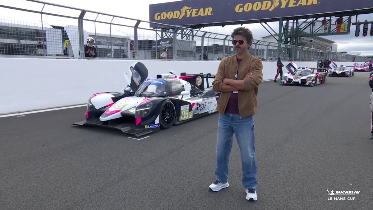 Special guest Vijay joined us trackside to wave the green flag and kickstart two action-packed hours of racing! 🤩🙌 The Indian actor and Chief Minister of Tamil Nadu joins us here at Silverstone to support the grid’s Indian drivers and experience all the excitement that #LMC has to offer! 🇮🇳 Watch all the action LIVE and FREE on FIAWEC+ 🔗 #LMC #Michelin #SilverstoneRound