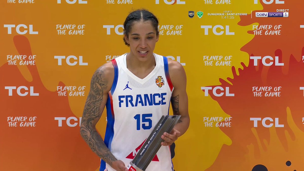 🏀 #FIBAWWC 🇫🇷 Gabby Williams est élue MVP de cette demi-finale !🏀 Rendez-vous demain pour la finale des Bleues ! 🔥🇫🇷