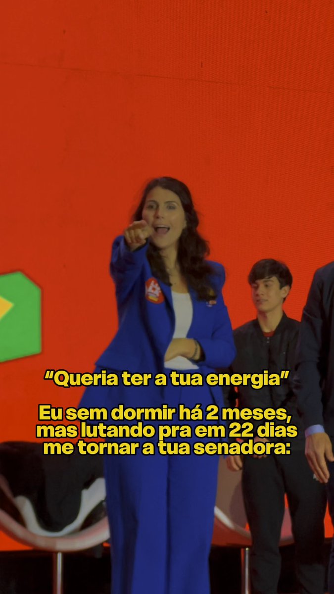 Sem tempo pra ficar xoxa, capenga, gente 😂 É o último gás! Temos 22 dias pra construir a vitória: é campanha na rua, bandeira, adesivo, panfleto na mão e muita vontade de conversar com o povo e virar voto! BORAAAA 🔥✨