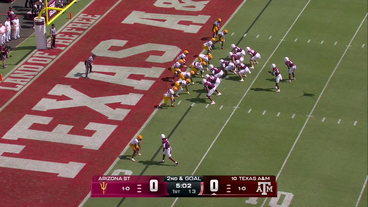 A fumbled ASU punt return sets up Texas A&M for a touchdown 🙌